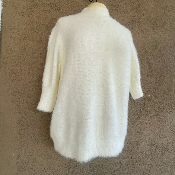 Marled Cream Women's Cowl Neck Sweater - Picture 1 of 9